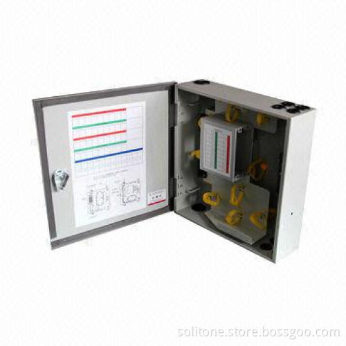 Fiber-optic Distribution Wall Mount FTTH Box with All Range of Connector